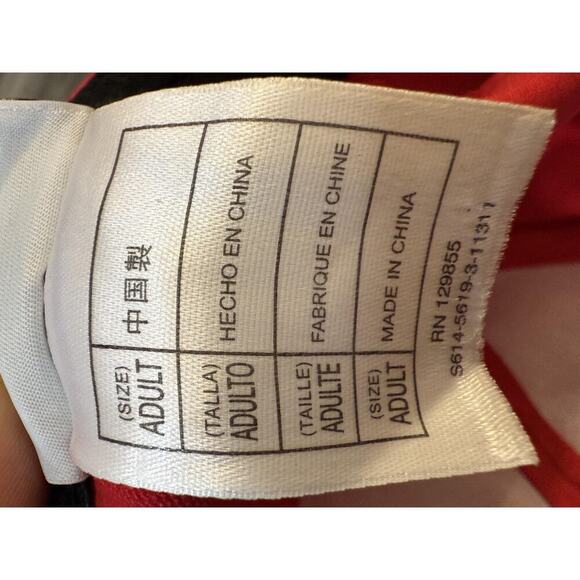 Disney Parks Hat Cap Snap Back Red Graphic Art Rock Guitar Music Adult Unisex - Picture 5 of 6